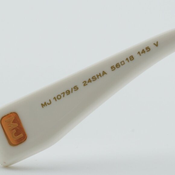 Marc Jacobs MJ 1079/S 024S HA Sunglasses Gold Geometric Frame, Brown Lenses main image 9